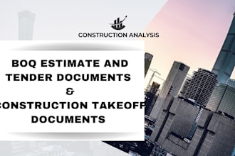 do house construction take off materials estimate cost analysis and details