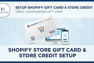 setup shopifygift card hero shopkeeper giftcard store credit and gift cardsystem