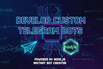 develop custom telegram bots