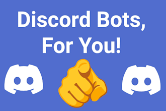 create a discord bot with everything you need