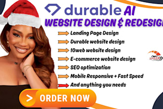 design durable ai 10web website weebly webwave website durable website 10web