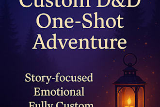 write a custom dnd oneshot adventure