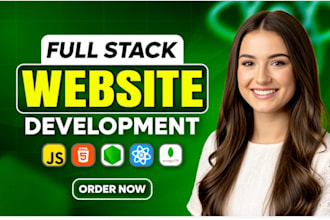 do full stack website php laravel, python django vue js, react js website