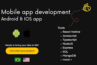 develop or update a mobile app for ios and android