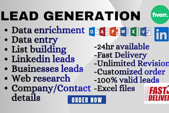 do lead generation and data enrichment