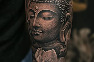 design a modern and minimalist tattoo design