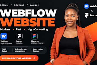 design or clone webflow website figma to webflow and framer website