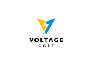 design simple voltage golf logo