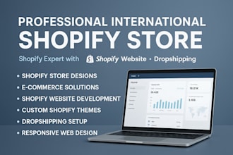 build a professional shopify store, boost shopify sales, traffic, run ads