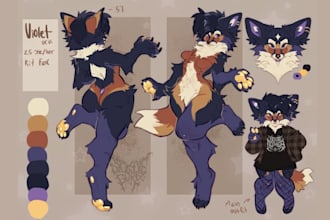 reference sheet furry reference sheet furry ref sheet  oc nsfw character design
