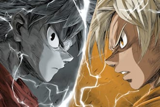 illustrate comic book anime manga art book cover