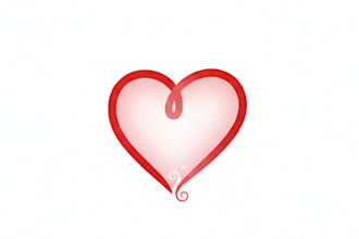 design a unique love and heart themed dating logo