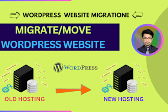 migrate wordpress site to new host or transfer website to new domain