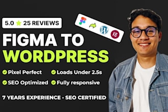 convert figma to wordpress elementor pro with pixel perfect