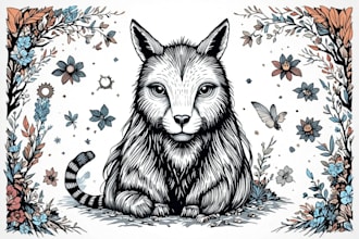 make a linocut tshirt design for brands