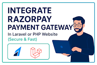 integrate razorpay payment gateway in laravel or PHP website