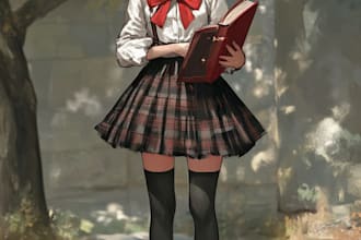 draw your character in cartoonish or marvel or anime style
