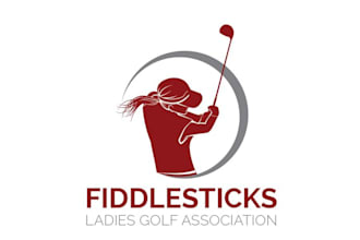 create motivation logo for womens golf association