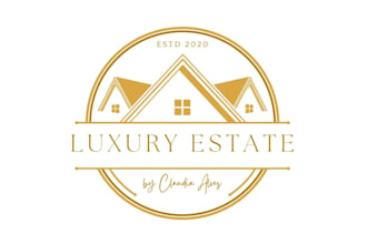 design professional real estate and construction logo