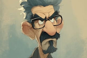 draw cartoons and caricatures