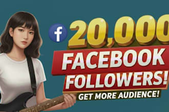 add your 20,000 facebook like, followers organically