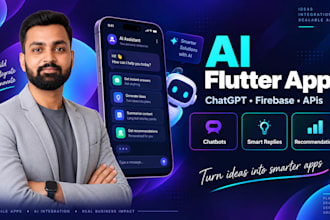 build an ai flutter app with firebase chatgpt and clean code