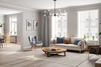 create realistic 3d virtual staging and remodel designs for real estate homes