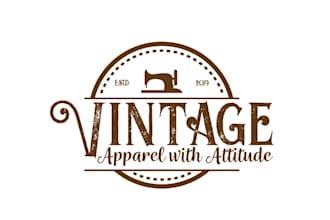 design awesome classic apparel store logo