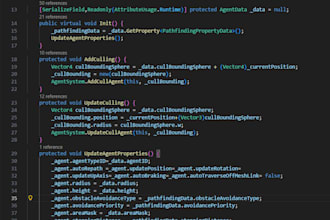 do unity game coding, unity gameplay system design, scripts