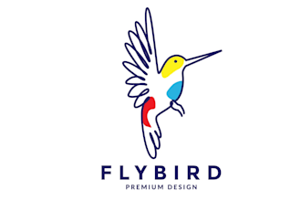 design creative hummingbird logo for you in just 1 day