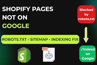 fix shopify crawl indexing and robotstxt to boost ai visibility