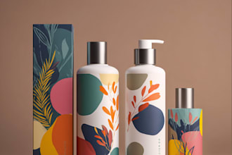make an astonishing cosmetic packaging and label design