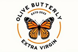 design outstanding olive butterfly logo