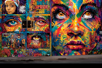 design graffiti designs, murals and wall arts
