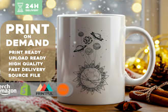 make a design for your printify mug