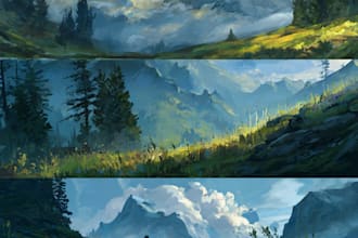 environment concept art landscape design