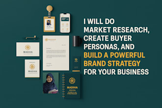 do powerful market research, create buyer personas, and build a strategic brand
