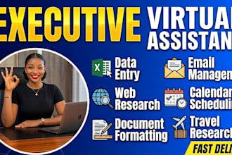 be your executive virtual assistant for inbox management and scheduling