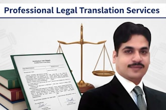 do accurate, certified legal translation for contract, agreement, court document