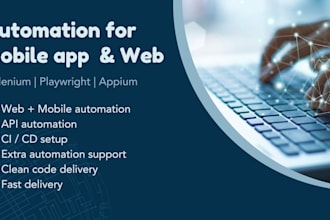 create fast, reliable automation scripts using playwright, selenium, and java