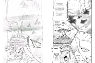 redraw your draft storyboard into a professional manga