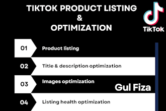 optimize and upload products on tiktok shop