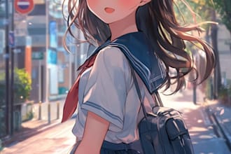 create a anime character