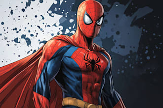 draw a portrait in a comic style