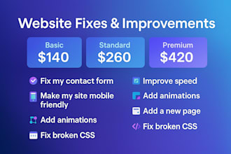 fix your website issues and improve speed