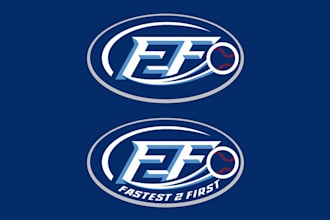 design elite softball club event monogram logo