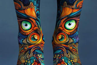 do custom socks designs with unique patterns