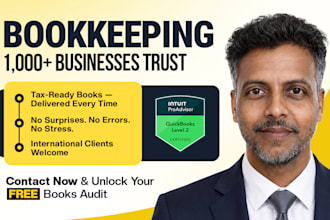 setup, cleanup and bookkeeping in quickbooks online