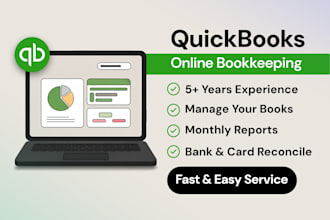 setup, cleanup and bookkeeping in quickbooks online