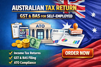 australian income tax return self employed tax gst filing bas submission ato tax